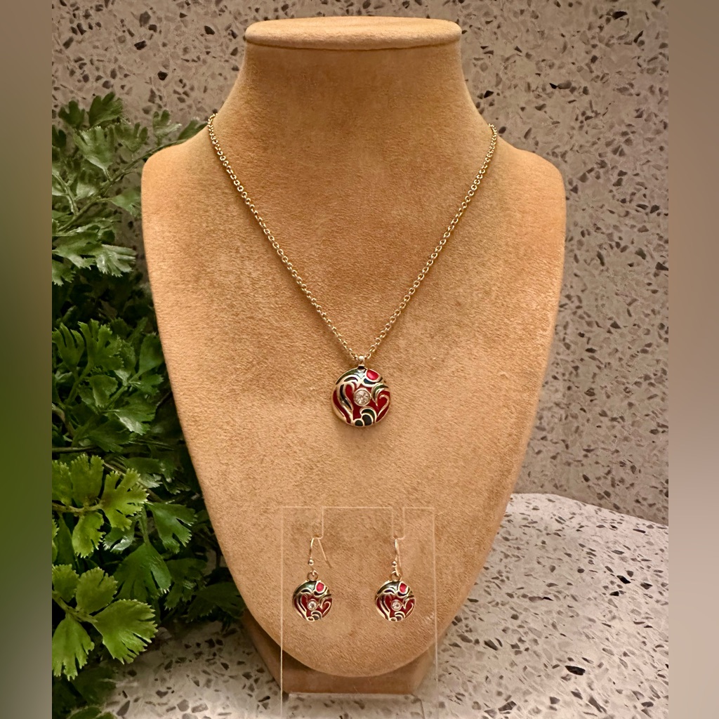 Christmas Colors Necklace Set
